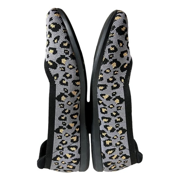 Clarks Cloudsteppers women's gray patterned Cusion Soft flats shoes size 8.5 - Picture 3 of 8